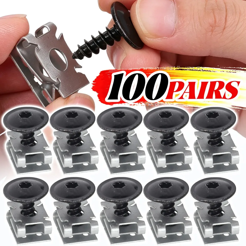 M5*16 Self Tapping Screws U-Clip Kit for VW Audi Fender Wheel Arch Splash Shield Bumper Cover Auto Parts N90974701 N90959101
M5*16 Self Tapping Screws U-Clip Kit for VW Audi Fender Wheel Arch Splash Shield Bumper Cover Auto Parts N90974701 N90959101
