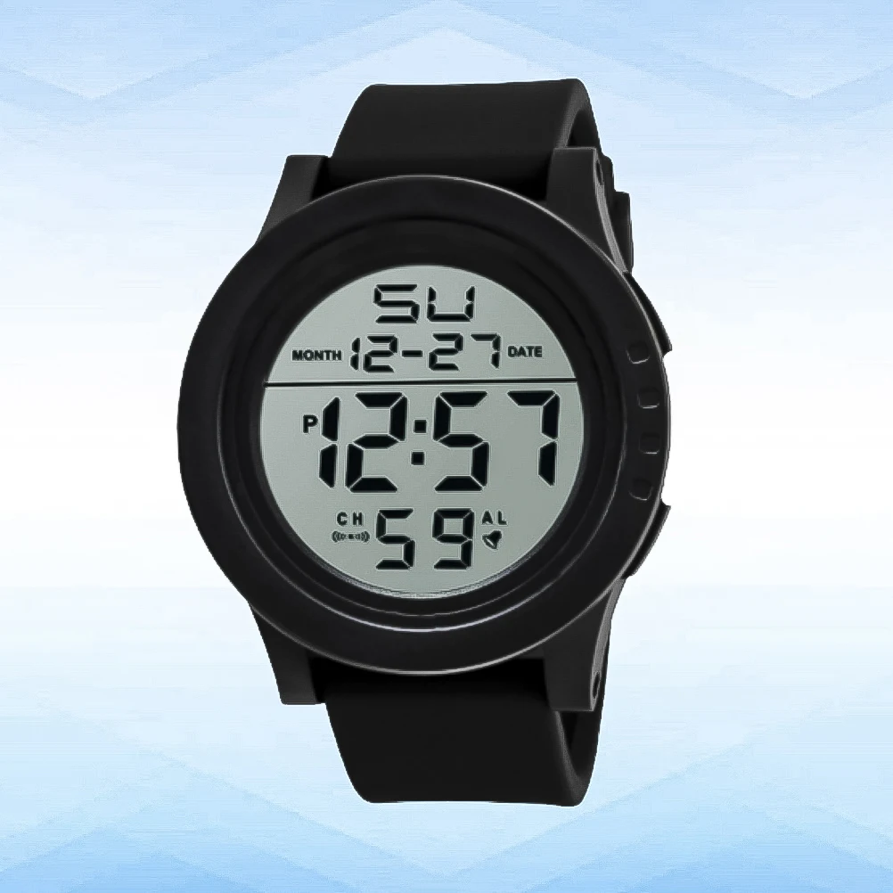 Large Screen LED Sports Watch 30M Waterproof Digital Men Quartz Watches Black Electronic Countdown Stopwatch Outfits Gift
Large Screen LED Sports Watch 30M Waterproof Digital Men Quartz Watches Black Electronic Countdown Stopwatch Outfits Gift