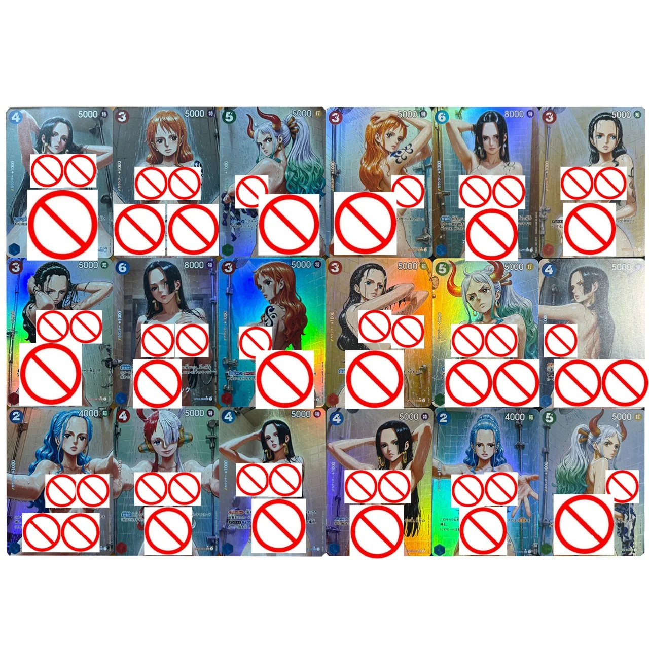 Набор из 9 голографических карт серии «Богиня ванной комнаты»: Нефертари, Д. Виви, Нико·Робин, Нами, Ута. Коллекционные карты в подарок.
Набор из 9 голографических карт серии «Богиня ванной комнаты»: Нефертари, Д. Виви, Нико·Робин, Нами, Ута. Коллекционные карты в подарок.