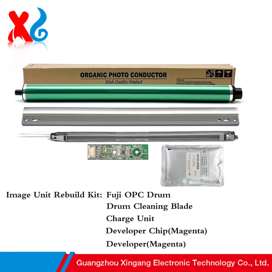 IU711C/Y/M Image Unit Rebuild Kit for Konica Minolta Bizhub C654 C754 C654e C754e Fuji OPC Drum Cleaning Blade Developer Chip
IU711C/Y/M Image Unit Rebuild Kit for Konica Minolta Bizhub C654 C754 C654e C754e Fuji OPC Drum Cleaning Blade Developer Chip