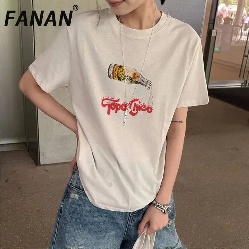 FANAN Women's Topo Chico Print T-Shirt Summer Thin Casual O-Neck Short Sleeve Loose Sun Protection Streetwear Tee New
FANAN Women's Topo Chico Print T-Shirt Summer Thin Casual O-Neck Short Sleeve Loose Sun Protection Streetwear Tee New