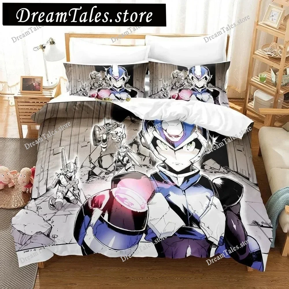 Mega Man X Dive Bedding Set,Rock Man Duvet Cover 3D Print Quilt Cover Pillowcase Single Double Size Boys Girls Birthday Gift
Mega Man X Dive Bedding Set,Rock Man Duvet Cover 3D Print Quilt Cover Pillowcase Single Double Size Boys Girls Birthday Gift