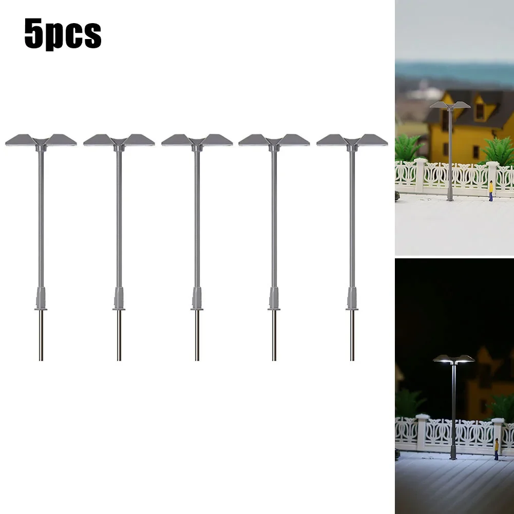 5Pcs Model Lamp LED Street Lamp Z Gauge 1: 200-220 Landscaping Home Courtyard Garden Yard Landscaping Decorative Lamp
5Pcs Model Lamp LED Street Lamp Z Gauge 1: 200-220 Landscaping Home Courtyard Garden Yard Landscaping Decorative Lamp