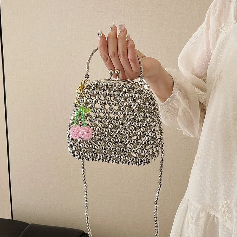 2025 Designer Openwork Beaded Pearlbag Niche Woven Evening Clutch Elegant Chain Crossbody Purse for Women Luxury Fashion Handbag
2025 Designer Openwork Beaded Pearlbag Niche Woven Evening Clutch Elegant Chain Crossbody Purse for Women Luxury Fashion Handbag