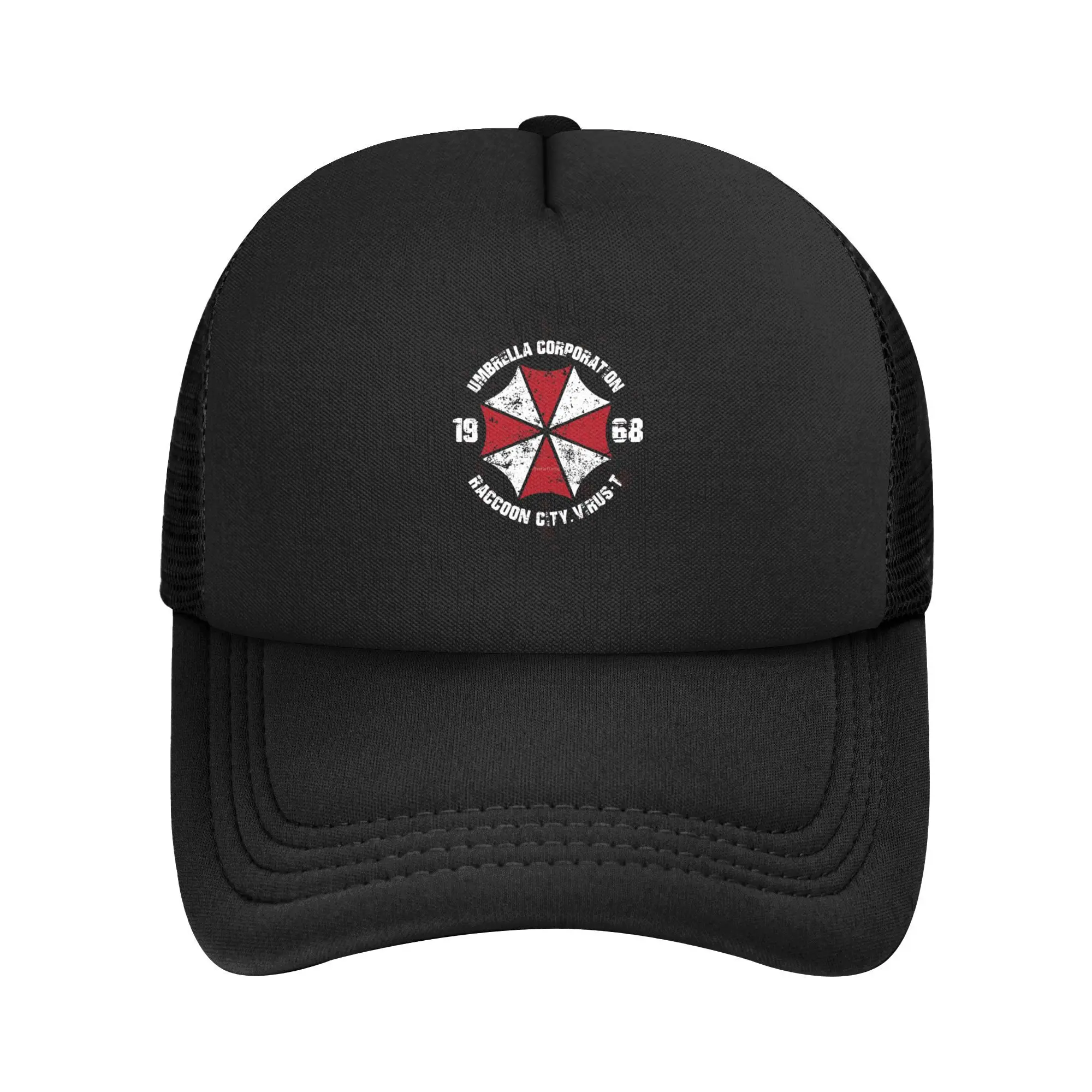 Umbrella Corporation Biohazard Mesh Baseball Cap Unisex Hip-Hop Trucker Hat Adjustable Polyester Golf Hats
Umbrella Corporation Biohazard Mesh Baseball Cap Unisex Hip-Hop Trucker Hat Adjustable Polyester Golf Hats