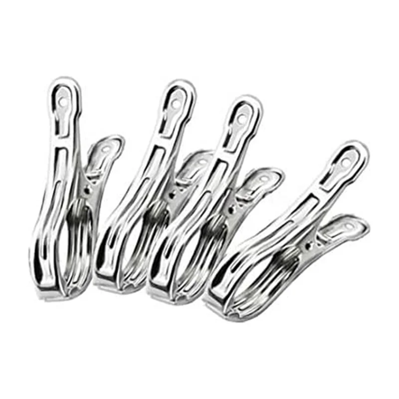 F-F Metal Clothespins,Stainless Steel Pool Towel Clips, Chair Clips For Beach Towels, Garden Clips, Row Cover Clips , 6Pcs
F-F Metal Clothespins,Stainless Steel Pool Towel Clips, Chair Clips For Beach Towels, Garden Clips, Row Cover Clips , 6Pcs