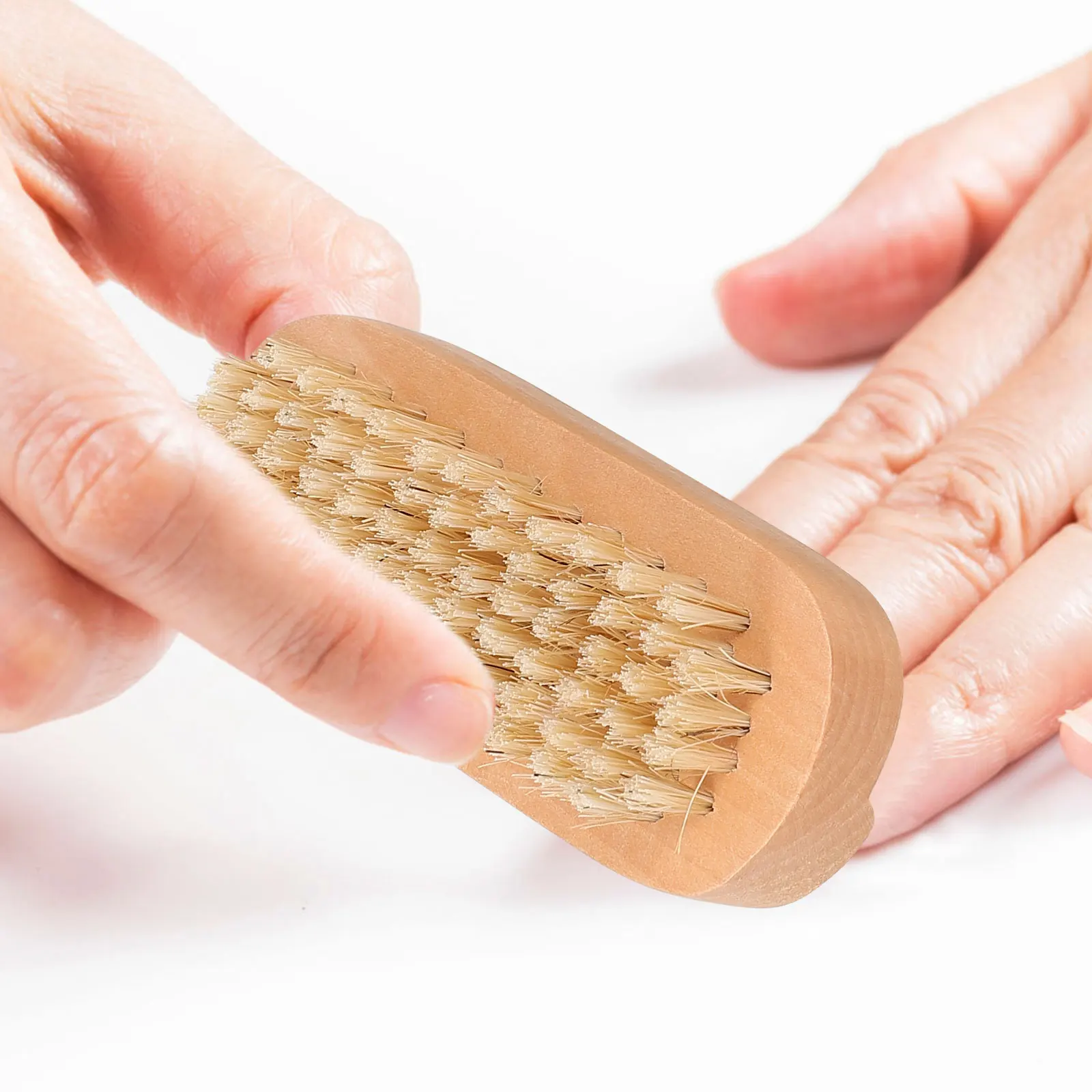 2pcs Nail Brush for Cleaning Fingernails Reusable Pig Hair Stiff Bristle Portable Hands Scrubber MultiUse Tool
2pcs Nail Brush for Cleaning Fingernails Reusable Pig Hair Stiff Bristle Portable Hands Scrubber MultiUse Tool