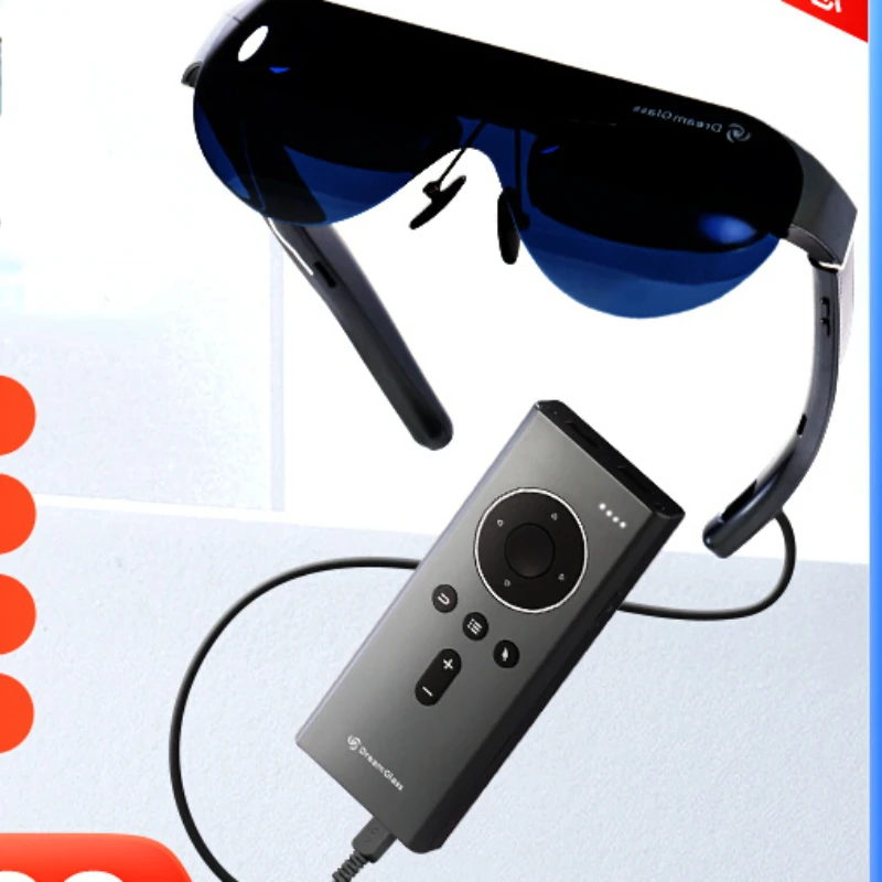 AR glasses Smart portable 4K HD large screen 3D viewing games mobile computer projector non-VR
AR glasses Smart portable 4K HD large screen 3D viewing games mobile computer projector non-VR