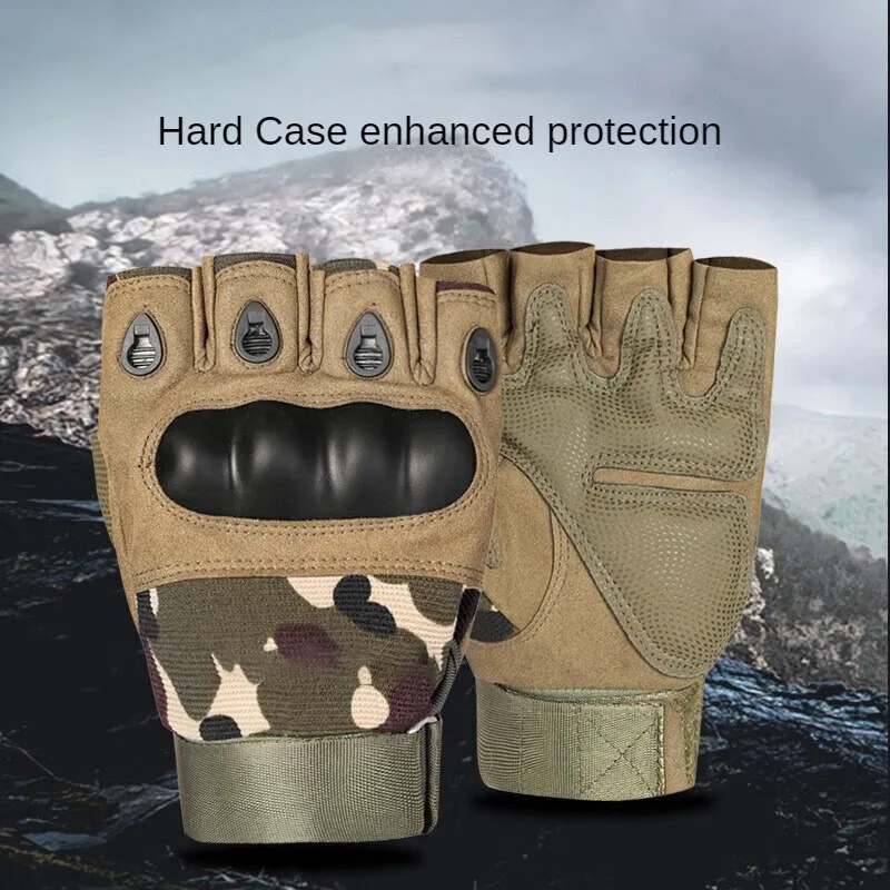 Outdoor sports half finger gloves for men, sturdy, breathable, wear-resistant protective tactical gloves, anti slip cycling glov
Outdoor sports half finger gloves for men, sturdy, breathable, wear-resistant protective tactical gloves, anti slip cycling glov