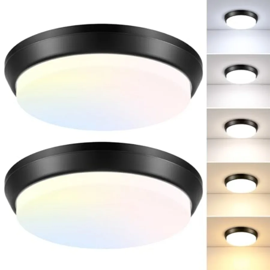 13 Inch Dimmable Flush Mount LED Ceiling Light Fixture 4000LM, 2700K/3000K/4000K/5000K/6500K Adjustable Ceiling Lights, 2 Packs
13 Inch Dimmable Flush Mount LED Ceiling Light Fixture 4000LM, 2700K/3000K/4000K/5000K/6500K Adjustable Ceiling Lights, 2 Packs