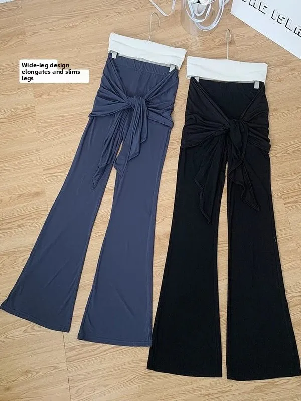 Slimming High Waist Straight Leg Casual Pants Micro Spicy Belted Lightweight Breathable Ladies Fashion Autumn Cargo Trousers
Slimming High Waist Straight Leg Casual Pants Micro Spicy Belted Lightweight Breathable Ladies Fashion Autumn Cargo Trousers
