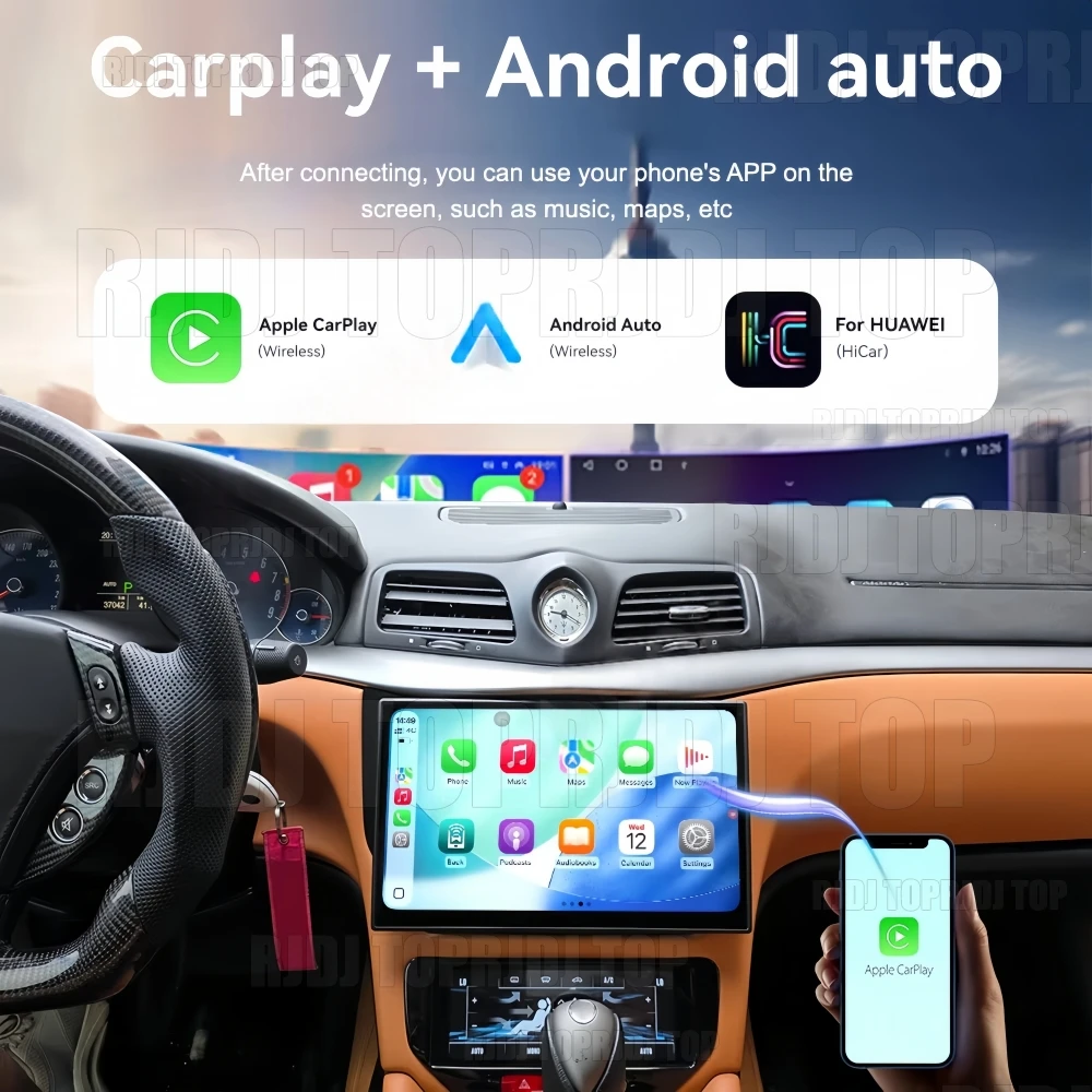 Android 14 CarPlay Auto Screen For Maserati Gran Turismo GT GC 2007-2019 Car Radio Multimedia Stereo Player GPS Navi Head Unit
Android 14 CarPlay Auto Screen For Maserati Gran Turismo GT GC 2007-2019 Car Radio Multimedia Stereo Player GPS Navi Head Unit