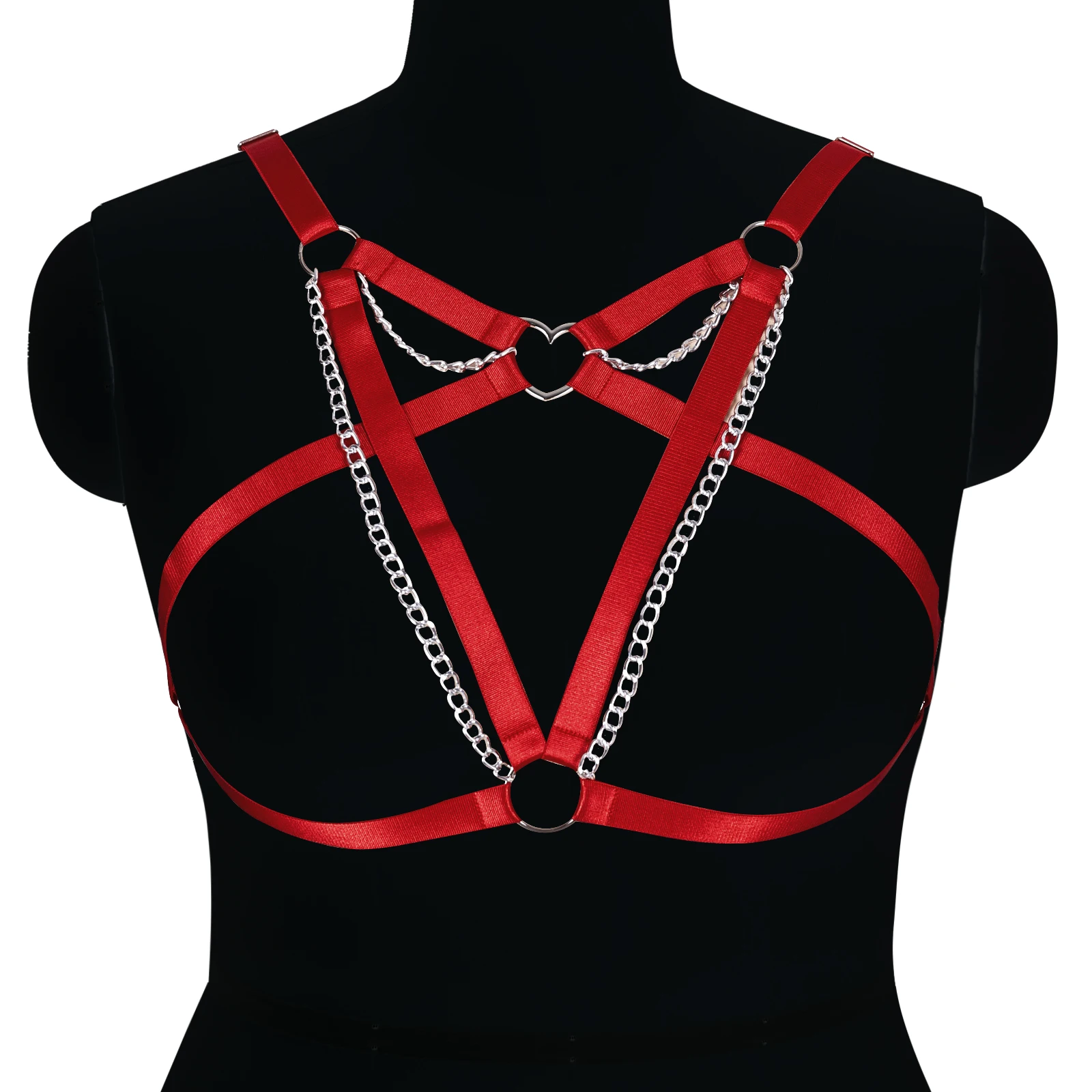Bondage Body Harness Goth Sexy Lingerie Accessories Cheapest Garter Belt Cupless Bra Erotic Clothes Festival Rave For Women
Bondage Body Harness Goth Sexy Lingerie Accessories Cheapest Garter Belt Cupless Bra Erotic Clothes Festival Rave For Women