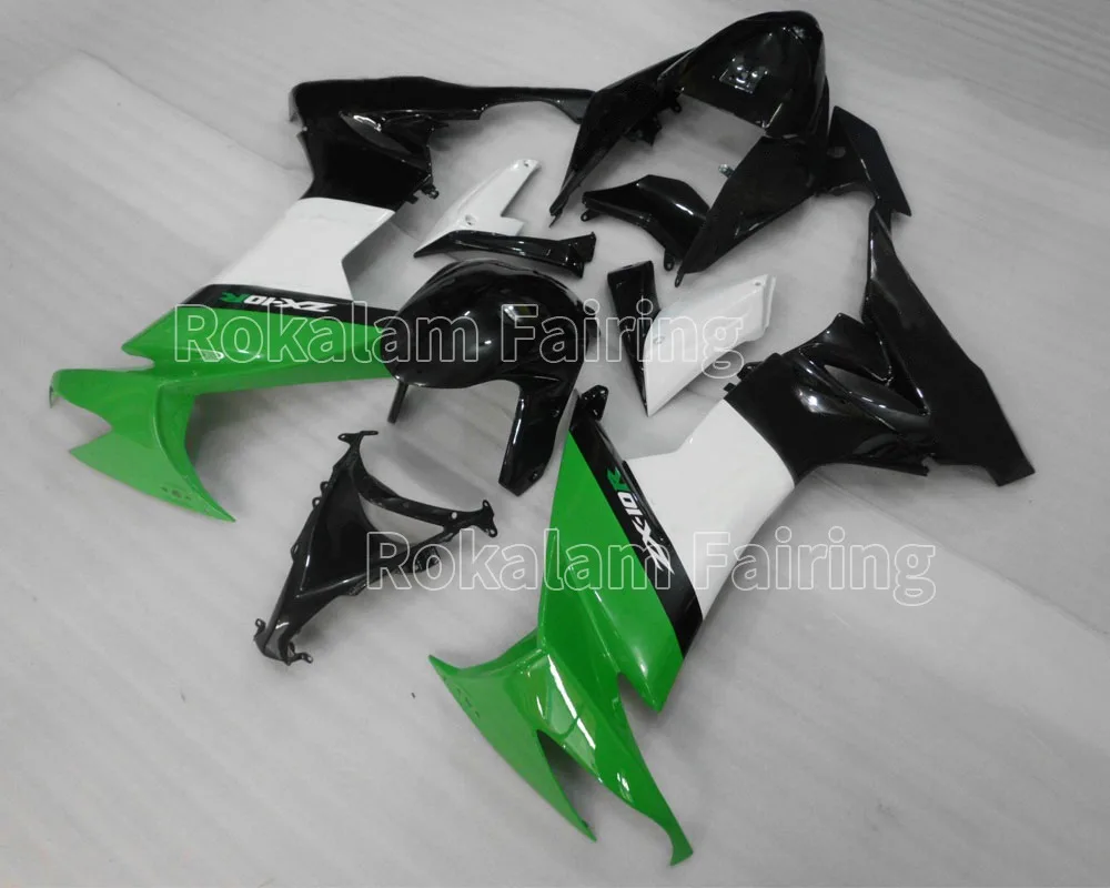 Body Kit For Kawasaki ZX10R 2008 2009 2010 ZX-10R Ninja 08 10 Green Black White Motorcycle Fairing (Injection Molding)
Body Kit For Kawasaki ZX10R 2008 2009 2010 ZX-10R Ninja 08 10 Green Black White Motorcycle Fairing (Injection Molding)