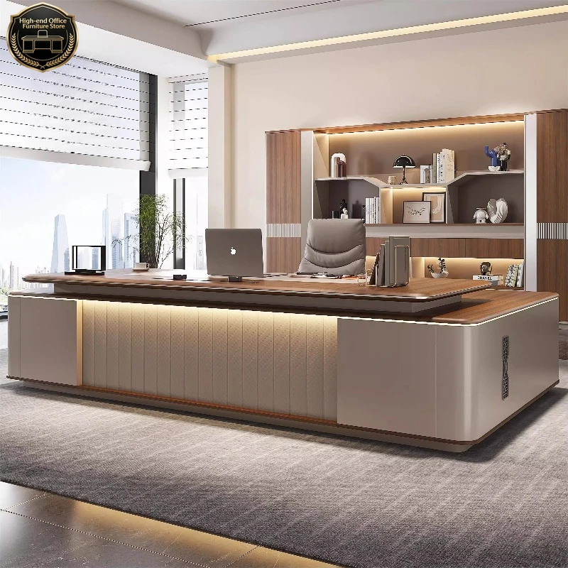 Light Luxury Boss Table Office Chair Simple Modern Storage Drawers Accessories Desks Filing Cabinets Escritorio Home Furniture
Light Luxury Boss Table Office Chair Simple Modern Storage Drawers Accessories Desks Filing Cabinets Escritorio Home Furniture
