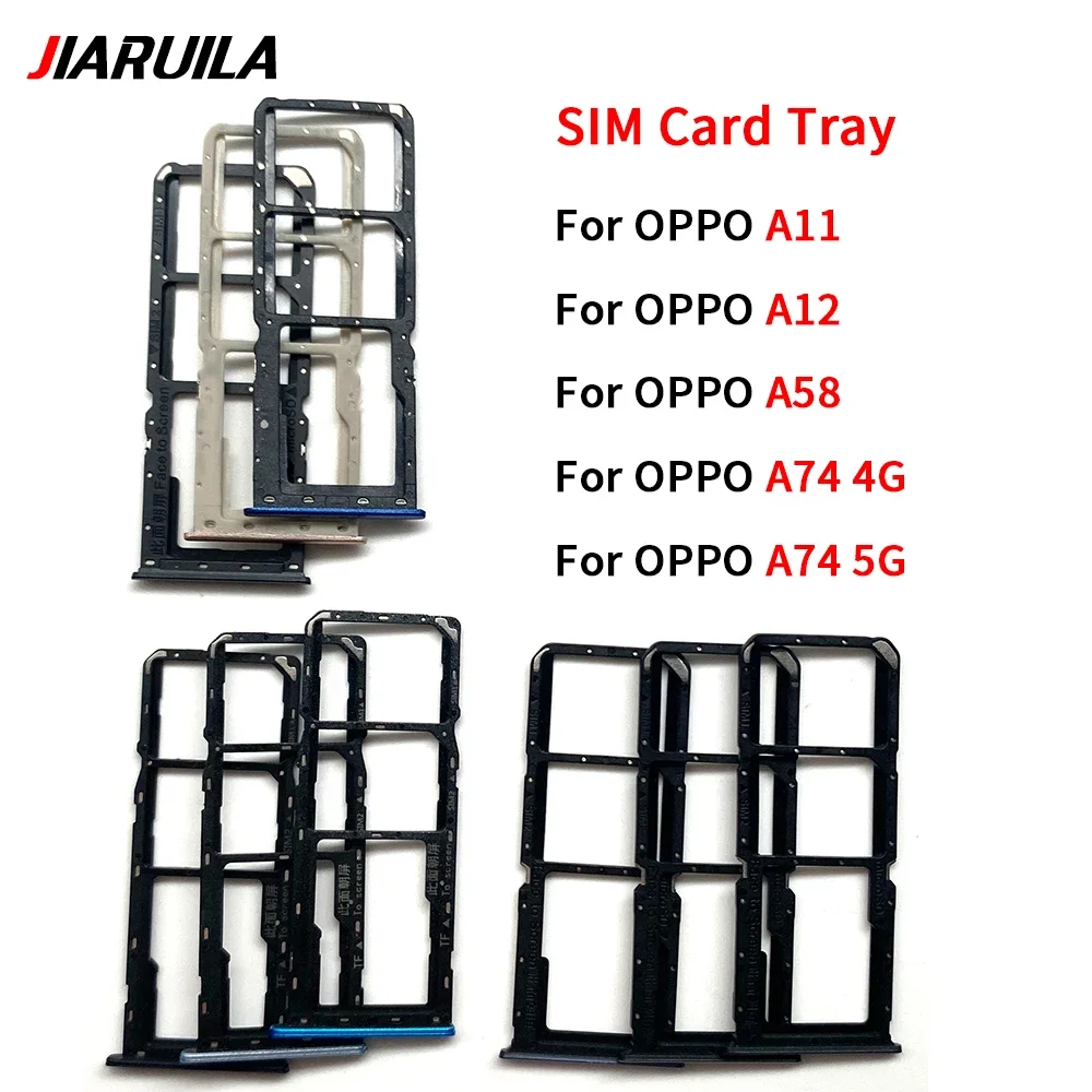 10 шт. лоток для SIM-карты для Oppo A11 A12 A58 A74 4G 5G, держатель для SIM-карты, ящик для телефона, запасная часть
10 шт. лоток для SIM-карты для Oppo A11 A12 A58 A74 4G 5G, держатель для SIM-карты, ящик для телефона, запасная часть