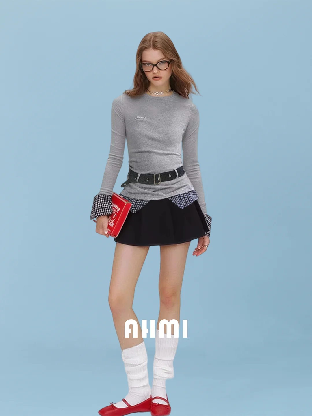 Женская футболка AHMI с длинным рукавом и круглым вырезом, в клетку, приталенная, дышащая, приятная к телу, для весеннего сезона
Женская футболка AHMI с длинным рукавом и круглым вырезом, в клетку, приталенная, дышащая, приятная к телу, для весеннего сезона