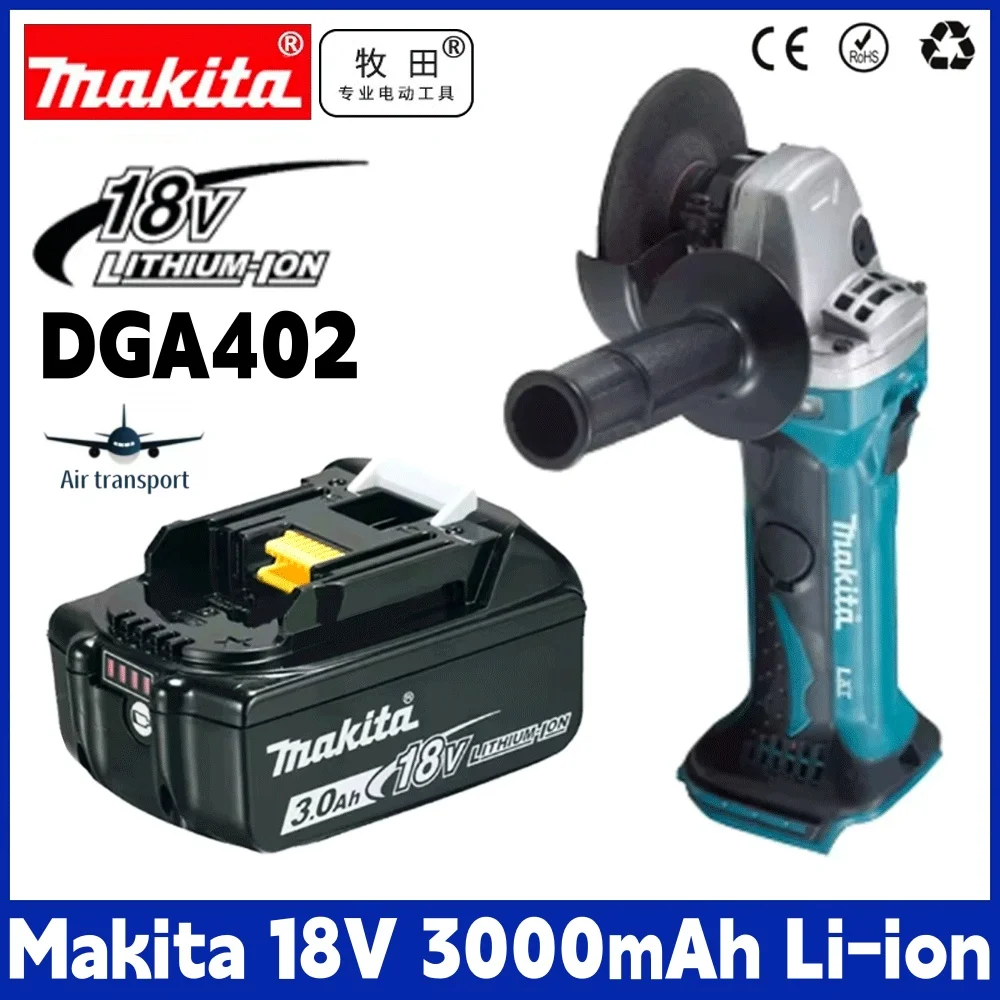 Makita DGA402 Cordless Angle Grinder 18V LXT Lithium-Ion Multifunctional Electric Grinding Cutting Machine Power Tool Body
Makita DGA402 Cordless Angle Grinder 18V LXT Lithium-Ion Multifunctional Electric Grinding Cutting Machine Power Tool Body