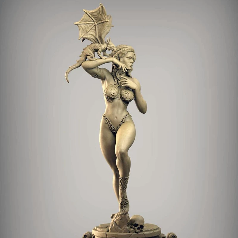 1/24 Scale 75mm Resin Figures Model Kit Dragon Mother Unassembled and Unpainted Toys
1/24 Scale 75mm Resin Figures Model Kit Dragon Mother Unassembled and Unpainted Toys