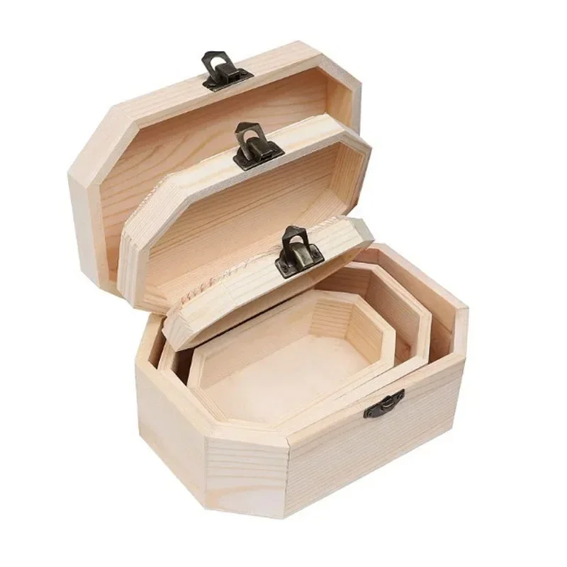 2026New 3Pc Vintage Style Octagonal Wood Storage Box Multi Compartment Organizer with Lid for Jewelry Crafts DIY Home Decoration
2026New 3Pc Vintage Style Octagonal Wood Storage Box Multi Compartment Organizer with Lid for Jewelry Crafts DIY Home Decoration