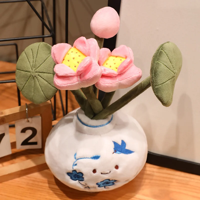 20cm Kawaii Lotus Flower Potted Plush Doll Home Decoration Office Ornament Summer Aesthetic Gift
20cm Kawaii Lotus Flower Potted Plush Doll Home Decoration Office Ornament Summer Aesthetic Gift