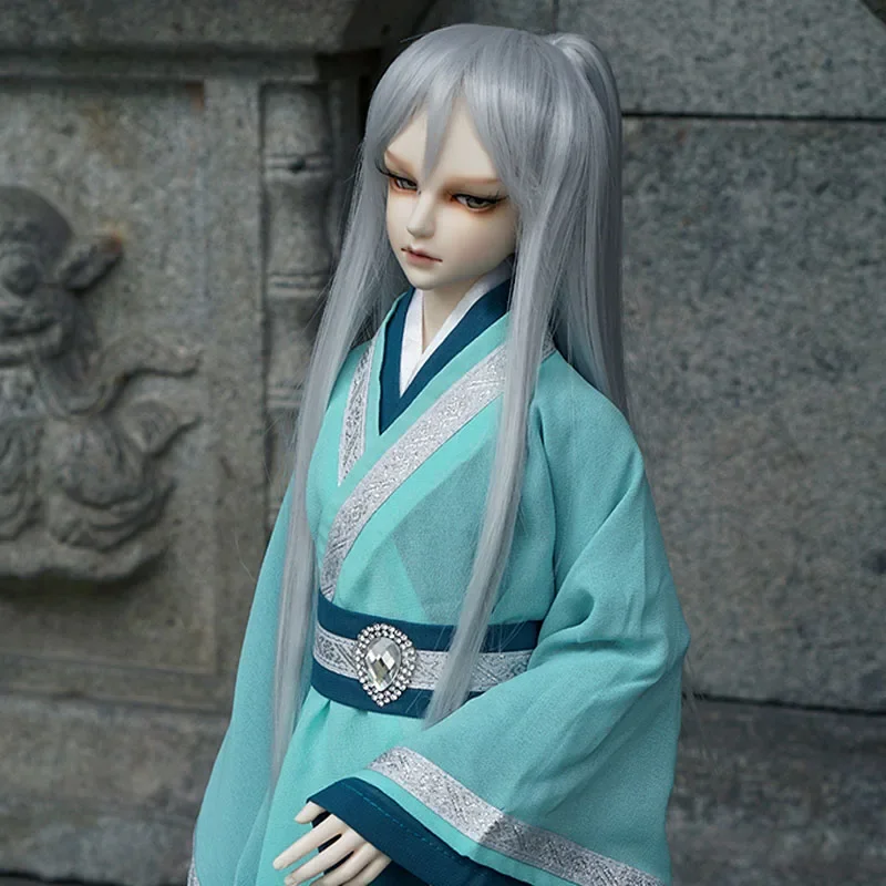 BJD doll wig Uncle ancient style long straight hair with tiger tail white oblique bangs long hair 1/3 1/4 1/6 doll wig 25 color
BJD doll wig Uncle ancient style long straight hair with tiger tail white oblique bangs long hair 1/3 1/4 1/6 doll wig 25 color