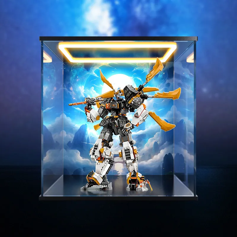 Acrylic display case with loop light suitable for LEGO 71821 Cole's Titan Dragon Mech Ninjago Series
Acrylic display case with loop light suitable for LEGO 71821 Cole's Titan Dragon Mech Ninjago Series