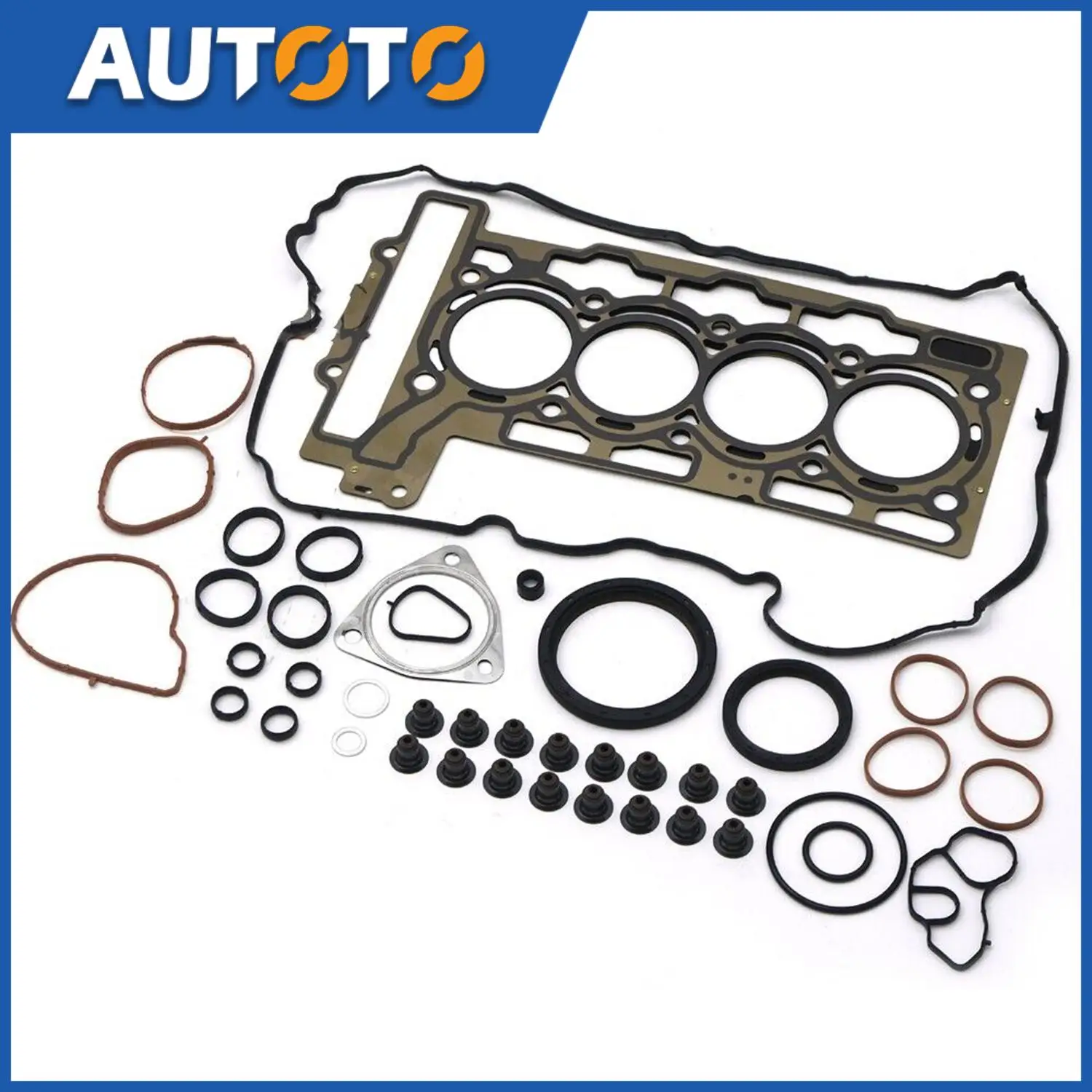 AUTOTO Car Engine Overhaul Gasket Seals Kit Fit For Mini Cooper Clubman R55 R56 N12 N16 1.6 Engine Repair Replace Parts Kit 
AUTOTO Car Engine Overhaul Gasket Seals Kit Fit For Mini Cooper Clubman R55 R56 N12 N16 1.6 Engine Repair Replace Parts Kit