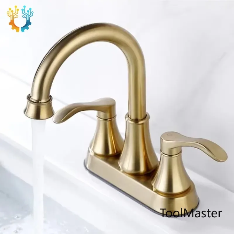 【2026】Brush Gold Faucet Bathroom 4 Inch Hot Cold Water Mixer Crane Deck Mounted American Style Bath Tap Basin Mixer Brass Brush
【2026】Brush Gold Faucet Bathroom 4 Inch Hot Cold Water Mixer Crane Deck Mounted American Style Bath Tap Basin Mixer Brass Brush