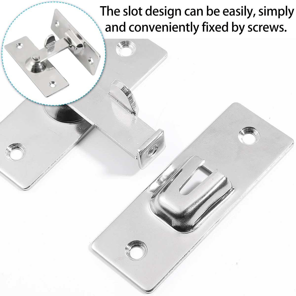 Stainless Steel Door Latch 90 Degree Safety Lock Bolt for Indoor Outdoor Doors Durable Easy Install Anti Theft Hardware
Stainless Steel Door Latch 90 Degree Safety Lock Bolt for Indoor Outdoor Doors Durable Easy Install Anti Theft Hardware