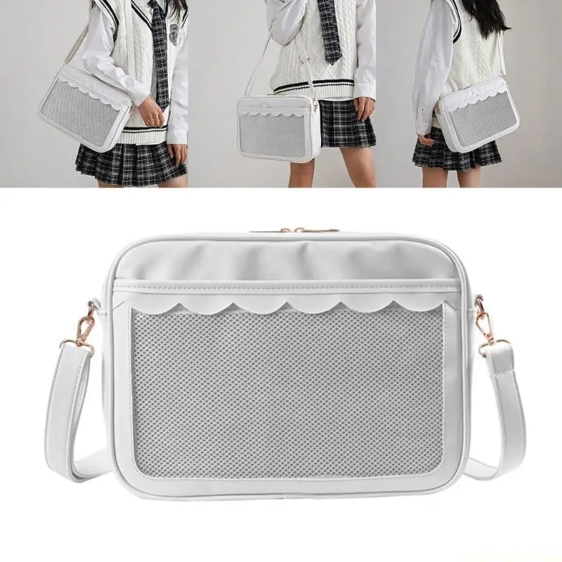 X90D японская сумка Harajuku Ita для женщин, прозрачная сумка Itabag с карманами из искусственной кожи для школьниц, униформа
X90D японская сумка Harajuku Ita для женщин, прозрачная сумка Itabag с карманами из искусственной кожи для школьниц, униформа