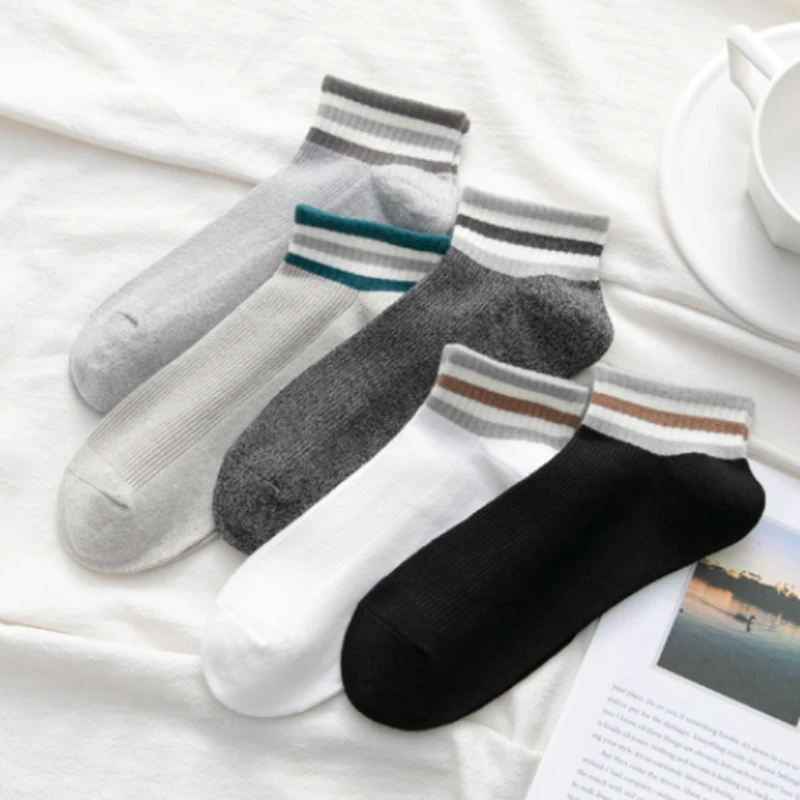 Summer new multi-color short-cut casual men's socks casual mid-cut low-cut striped sports breathable and comfortable cotton sock
Summer new multi-color short-cut casual men's socks casual mid-cut low-cut striped sports breathable and comfortable cotton sock