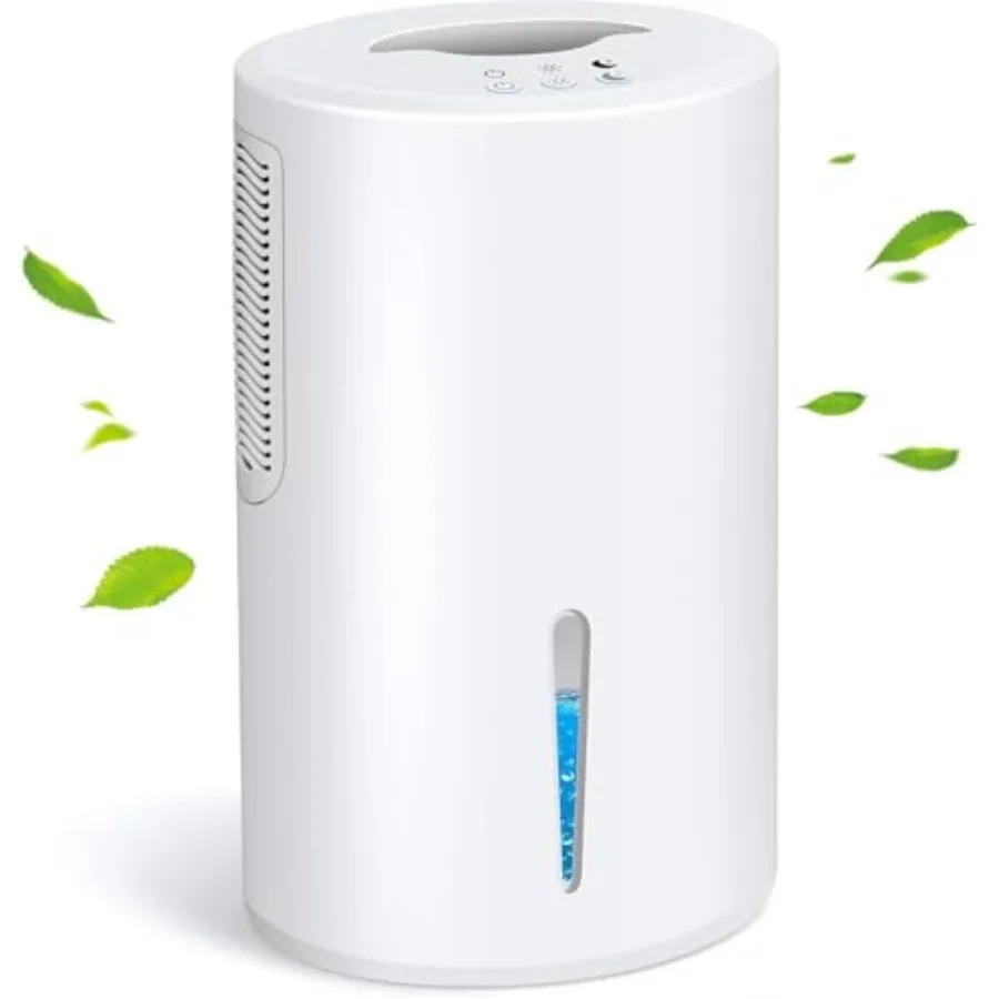 Small dehumidifier for bedroom up to 1000 sq.ft plastic housing white 68 oz tank with auto shut-off and 7-color LED lights for
Small dehumidifier for bedroom up to 1000 sq.ft plastic housing white 68 oz tank with auto shut-off and 7-color LED lights for