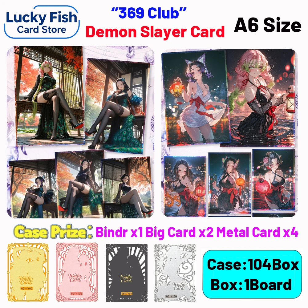 Wholesale 2026 New 369 Creative Studio Demon Slayer Cards A6 Size Boards Anime Collectibles Character Fan Gifts Limited Edition
Wholesale 2026 New 369 Creative Studio Demon Slayer Cards A6 Size Boards Anime Collectibles Character Fan Gifts Limited Edition
