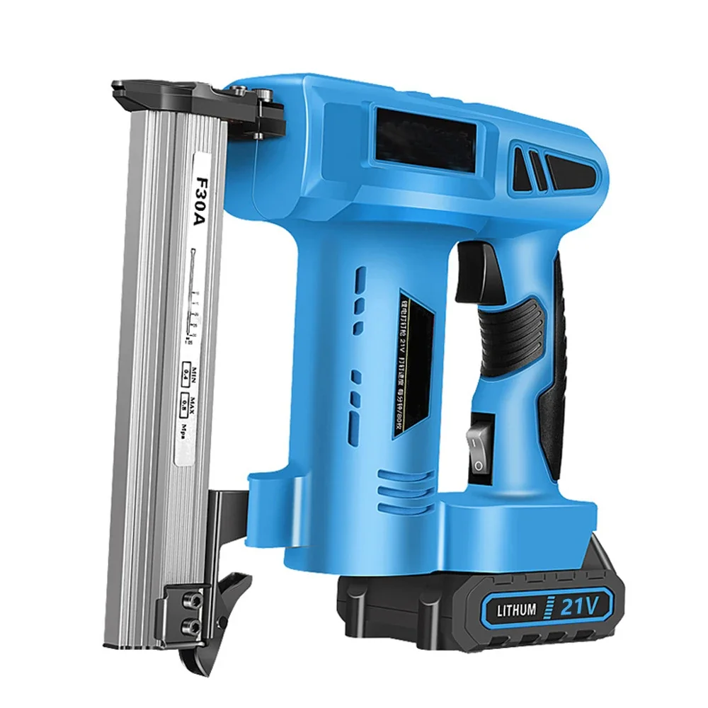 Wholesale Direct Sales 21V Electric Cordless Nail Gun Power Tool Woodworking DIY With Battery And Charger
Wholesale Direct Sales 21V Electric Cordless Nail Gun Power Tool Woodworking DIY With Battery And Charger