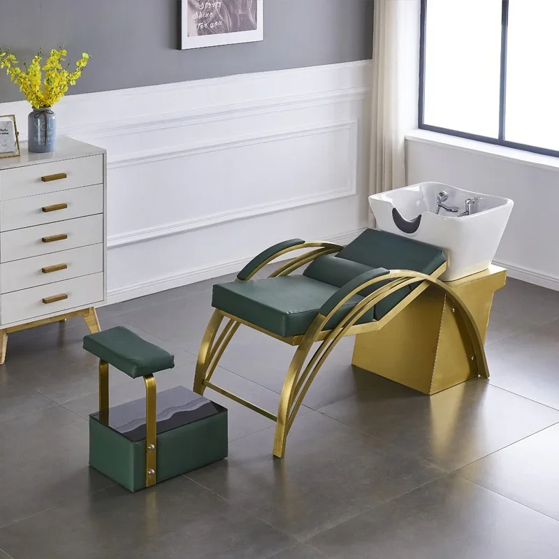 Luxury fashion hair salon furniture barber shop massage washing basin bowl shampoo chair
Luxury fashion hair salon furniture barber shop massage washing basin bowl shampoo chair