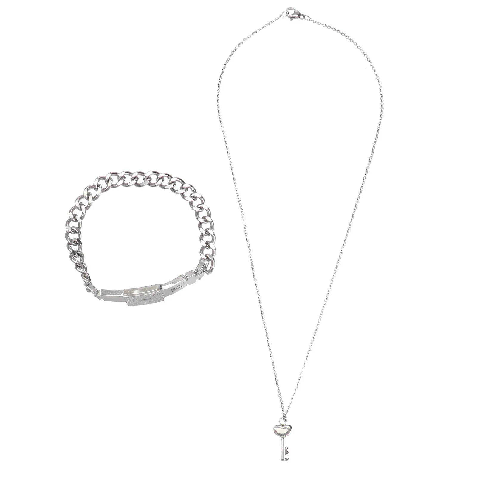 1Pcs Titanium Steel Creative Female Lock Male Bracelet Silver Concentric Lock Hand Chain Decoration Fashion Wrist Jewelry
1Pcs Titanium Steel Creative Female Lock Male Bracelet Silver Concentric Lock Hand Chain Decoration Fashion Wrist Jewelry