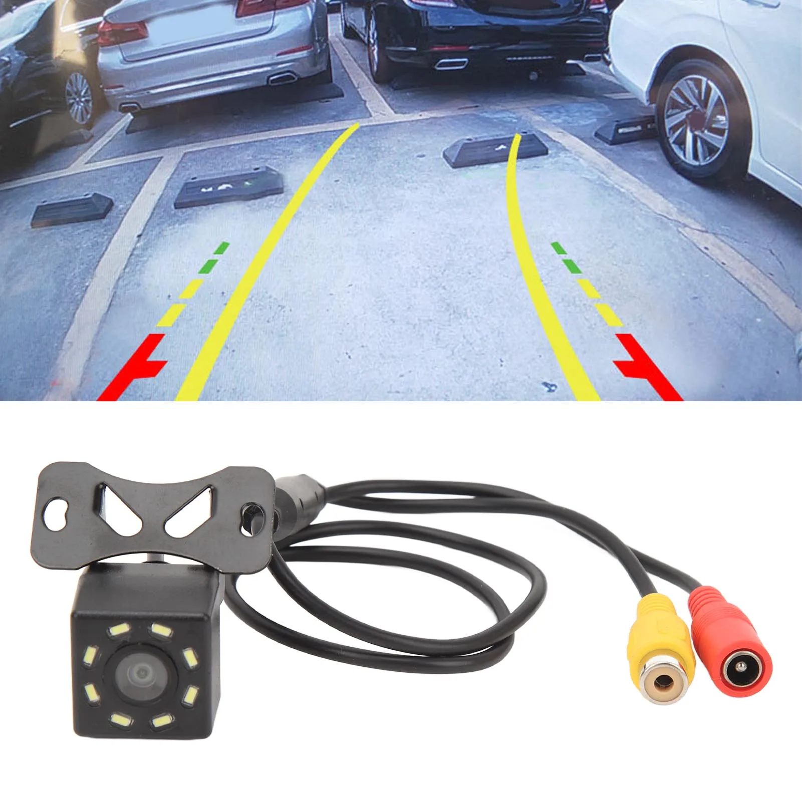Backup Camera HD 8 LED Light Night Vision Dynamic Trajectory Rearview Camera For Vehicle
Backup Camera HD 8 LED Light Night Vision Dynamic Trajectory Rearview Camera For Vehicle