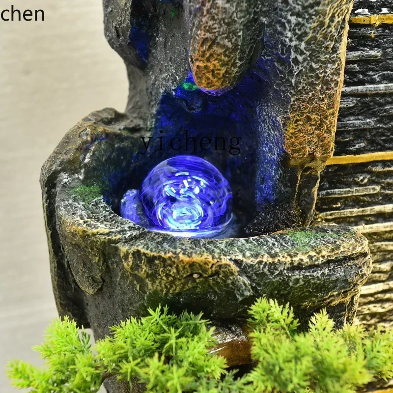 rockery water fountain office living room TV cabinet entrance floor water feature fish tank ornament
rockery water fountain office living room TV cabinet entrance floor water feature fish tank ornament