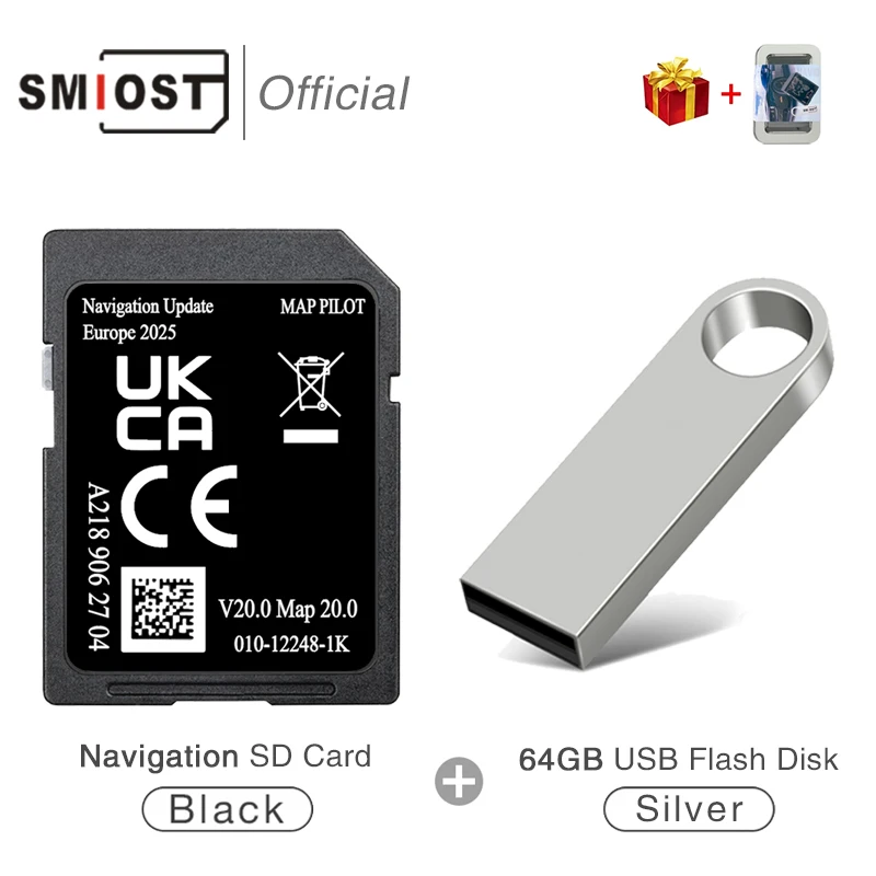 32GB Memory Card for Mercedes A B C E CLA CLS GLS Car Garmin Navigation GPS SD Card with Full 2025 Version A218 V20 Map Pilot
32GB Memory Card for Mercedes A B C E CLA CLS GLS Car Garmin Navigation GPS SD Card with Full 2025 Version A218 V20 Map Pilot