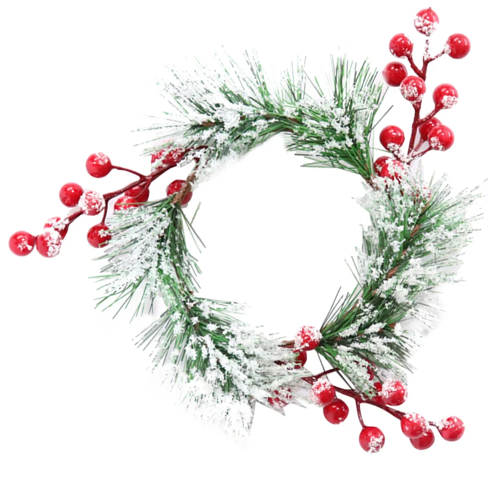 Red Berry Artificial Pine Christmas Rings Decor for Pillar Holiday Table Centerpiece Christmas Ornament
Red Berry Artificial Pine Christmas Rings Decor for Pillar Holiday Table Centerpiece Christmas Ornament