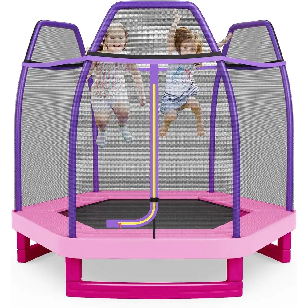 Toddler Trampoline with Safety Enclosure, Galvanized Steel, Suitable for Outdoor and Indoor Play
Toddler Trampoline with Safety Enclosure, Galvanized Steel, Suitable for Outdoor and Indoor Play