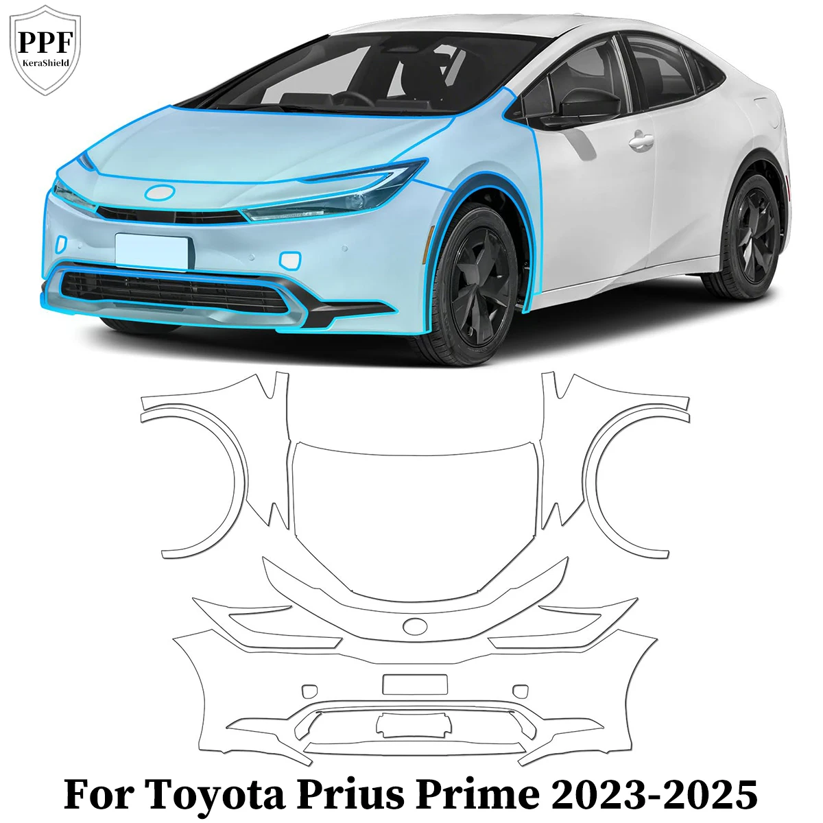 Car TPU Paint Protection Film For Toyota Prius Prime 2023-2025 Anti-Scratch Clear Bra Pre-cut PPF Repairable Kit Car Accessories
Car TPU Paint Protection Film For Toyota Prius Prime 2023-2025 Anti-Scratch Clear Bra Pre-cut PPF Repairable Kit Car Accessories
