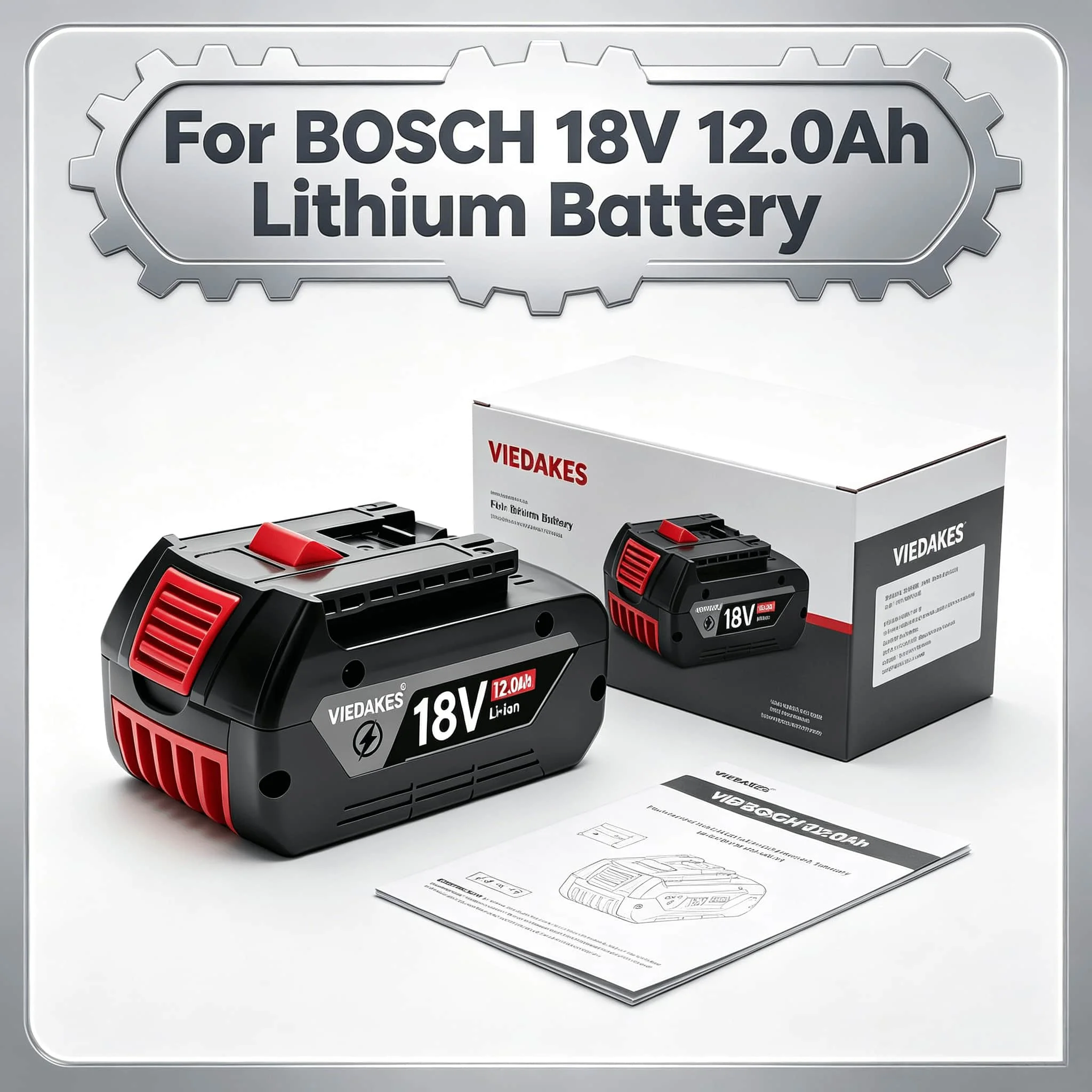 18V For Bosch Battery GBA18V5.0 10.0Ah Applicable GDS18V-400 GDX18V-200, Long Endurance Cell for Bosch 18V Impact Wrench
18V For Bosch Battery GBA18V5.0 10.0Ah Applicable GDS18V-400 GDX18V-200, Long Endurance Cell for Bosch 18V Impact Wrench