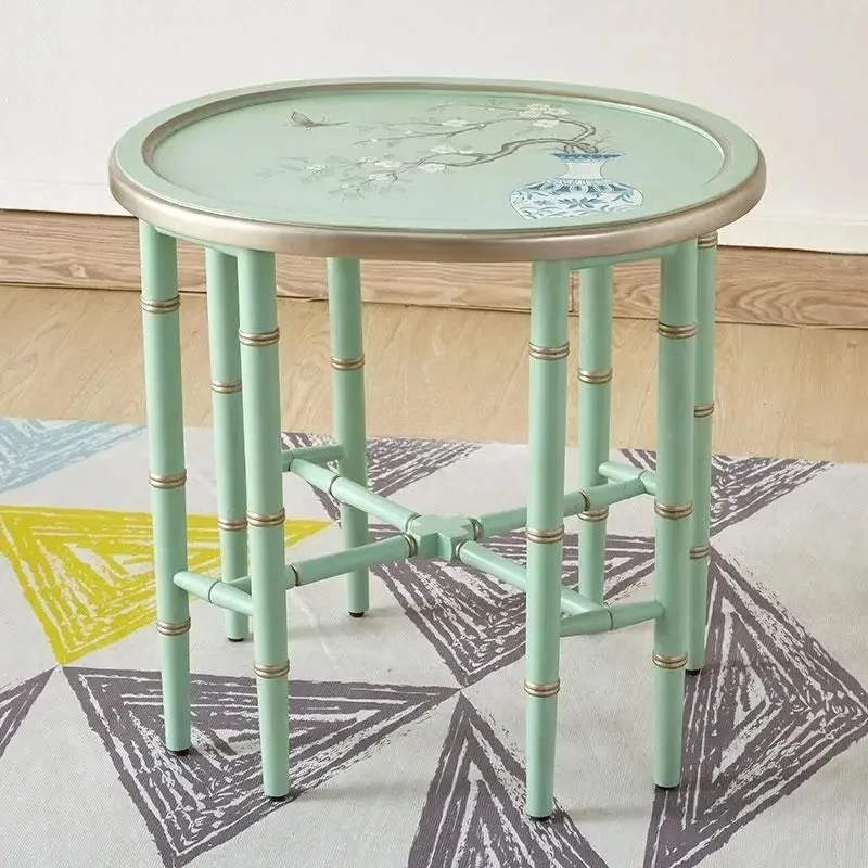 A country solid wood corner few painted retro furniture small round table retro
A country solid wood corner few painted retro furniture small round table retro