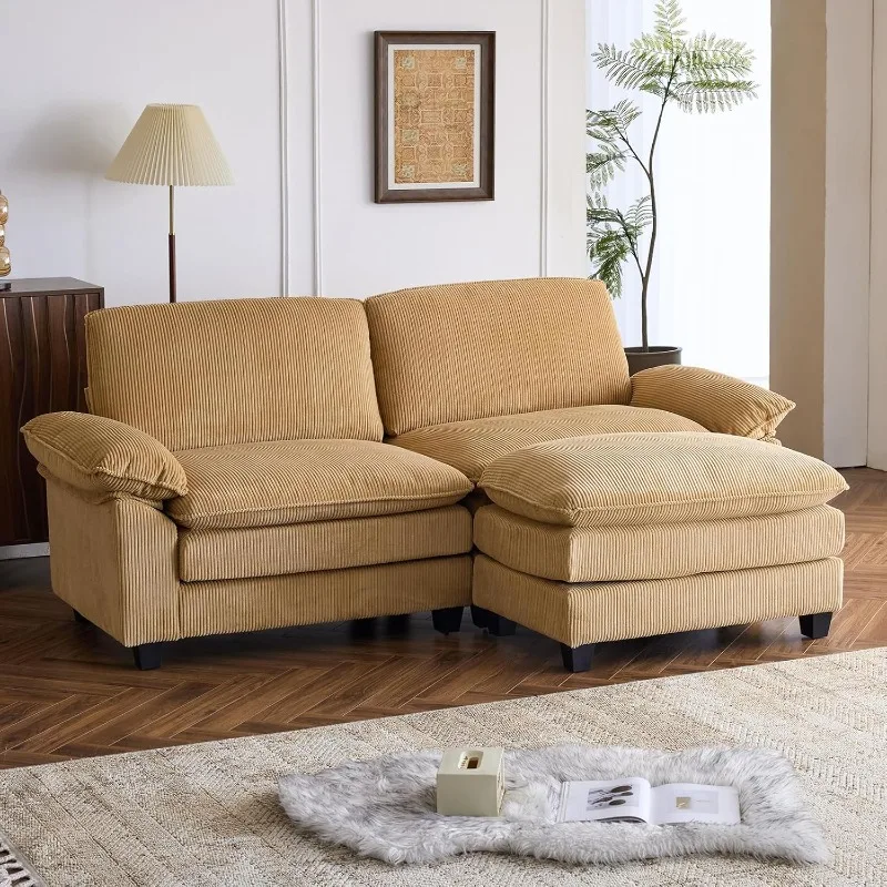 Вельветовый секционный диван Cloud, удобный L-образный диван для гостиной, современный 2-х местный диван-трансформер
Вельветовый секционный диван Cloud, удобный L-образный диван для гостиной, современный 2-х местный диван-трансформер