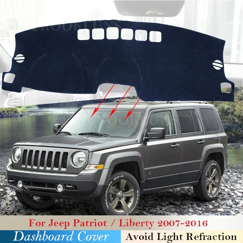 Dashboard Cover Protective Pad for Jeep Patriot 2007~2016 Liberty Car Accessories Dash Board Sunshade Carpet 2012 2013 2014 2015
Dashboard Cover Protective Pad for Jeep Patriot 2007~2016 Liberty Car Accessories Dash Board Sunshade Carpet 2012 2013 2014 2015