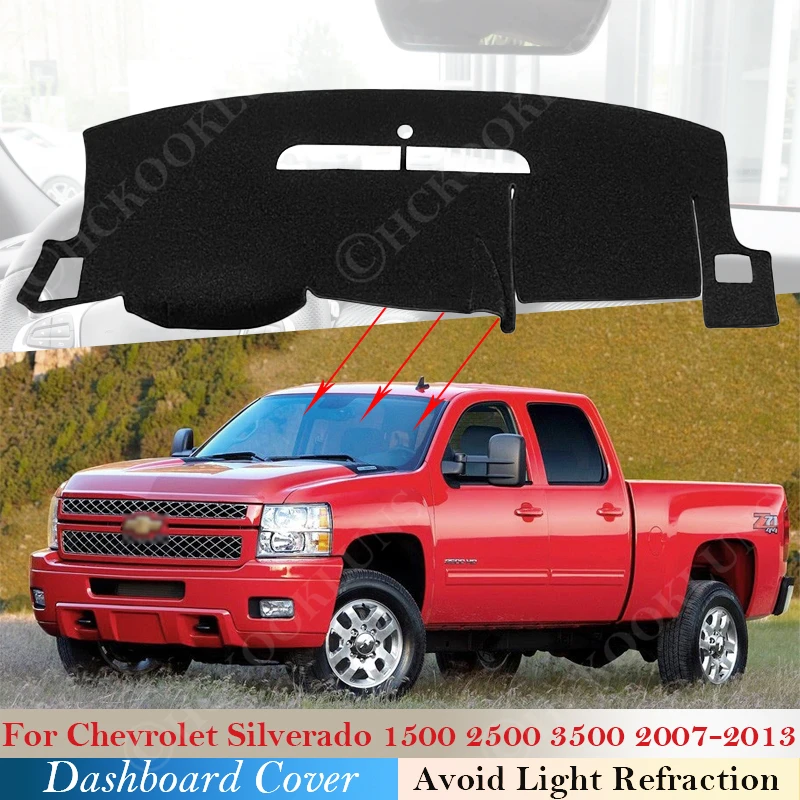 Dashboard Cover Mat Dashmat for Chevrolet Silverado 1500 2500 3500 2007 ~ 2013 GMC Sierra Car Pad Dash Sun Shade Protect Carpet
Dashboard Cover Mat Dashmat for Chevrolet Silverado 1500 2500 3500 2007 ~ 2013 GMC Sierra Car Pad Dash Sun Shade Protect Carpet