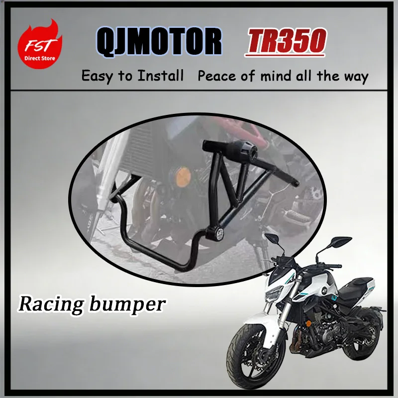 FOR Minimalist Racing Crash Bar for QJMOTOR TR 350 Non-Destructive Installation Bumper Crash Protection Accessory
FOR Minimalist Racing Crash Bar for QJMOTOR TR 350 Non-Destructive Installation Bumper Crash Protection Accessory
