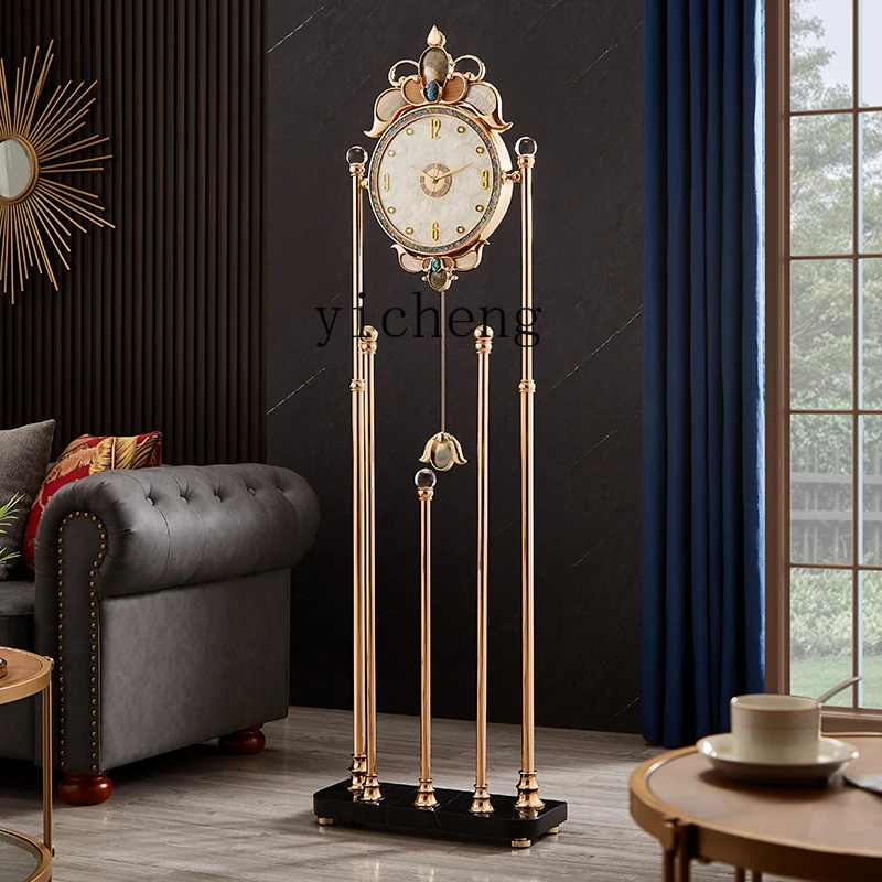 ZC European light luxury floor clock household living room high-end large clock villa modern creative clock
ZC European light luxury floor clock household living room high-end large clock villa modern creative clock